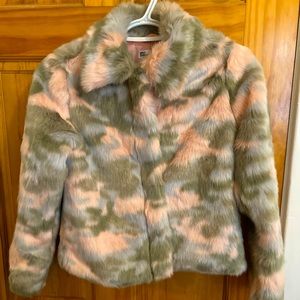 Kids Faux Fur Coat